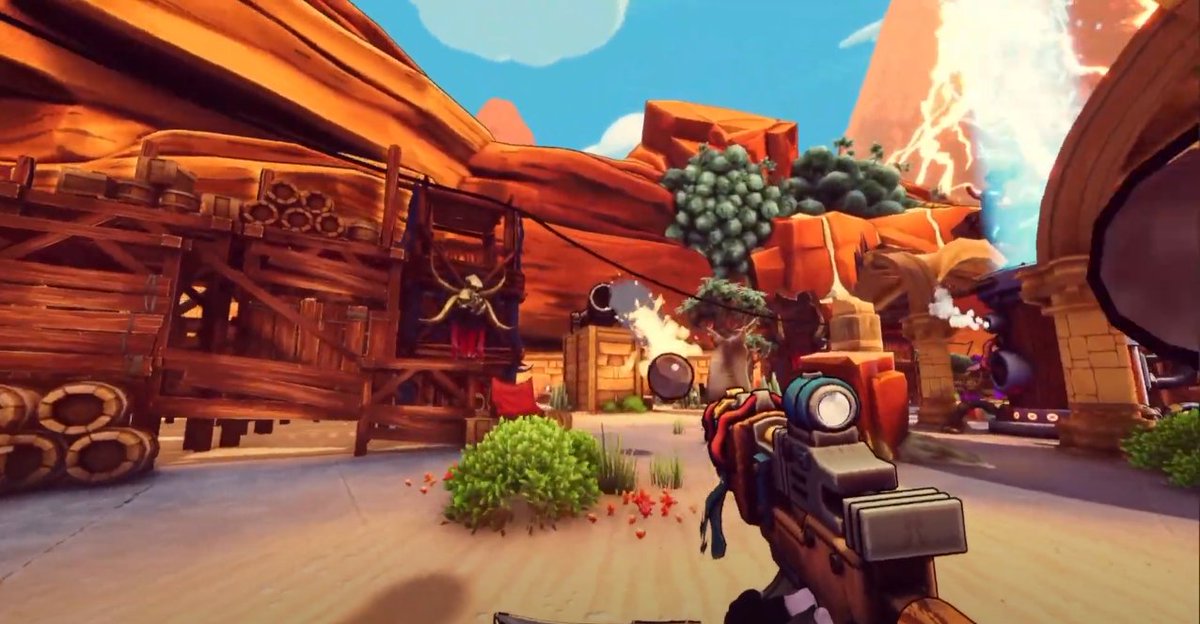 Coolest discovery at <a href="/thenftopia/">NFTOPIA Metaverse Convention & Spaces</a>: Have you guys seen <a href="/AfterlandGames/">AfterLand ▌BETA Coming Soon 🎮</a>? Another FPS coming to <a href="/WAX_io/">WAX</a>  using Unity SDK. For fans of <a href="/TheForgeArena/">Forge Arena</a> and <a href="/Borderlands/">Borderlands</a> #WAXNFT $WAXP