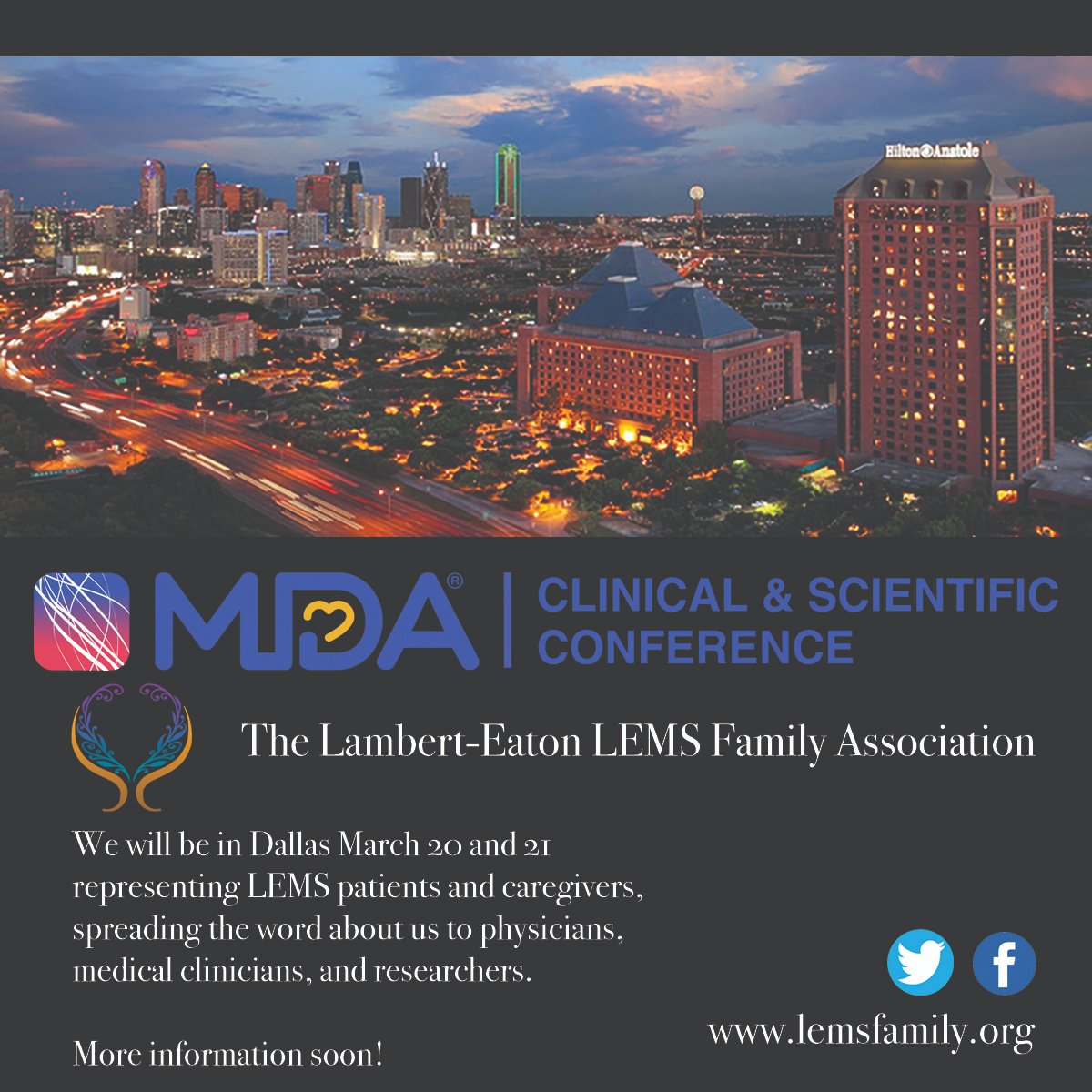 The Lambert-Eaton LEMS Family Association tweet media