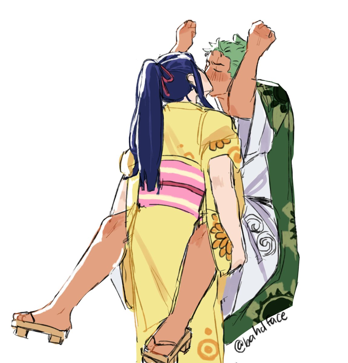 bahdface's tweet photo. "Damn...! You're a- Sizeable woman😳"
#ONEPIECE #zokiku https://t.co/xsbv9qGsdY