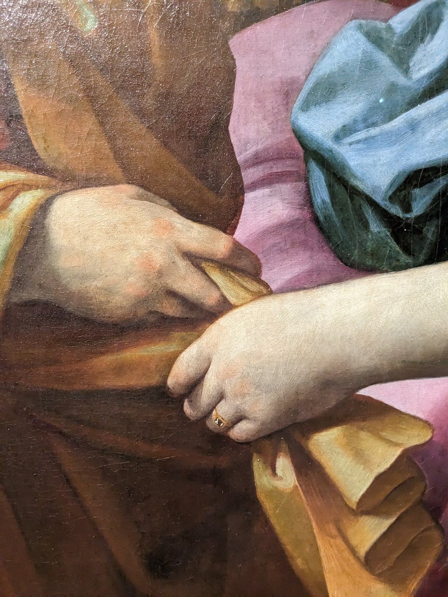 LavastreAntoine's tweet photo. Nouveau passage aujourd'hui à l'exposition Guido Reni au @staedelmuseum et nouveaux détails. 

Concentration sur les mains. https://t.co/KYcJjMSEXI