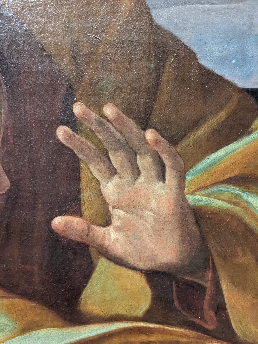 LavastreAntoine's tweet photo. Nouveau passage aujourd'hui à l'exposition Guido Reni au @staedelmuseum et nouveaux détails. 

Concentration sur les mains. https://t.co/KYcJjMSEXI