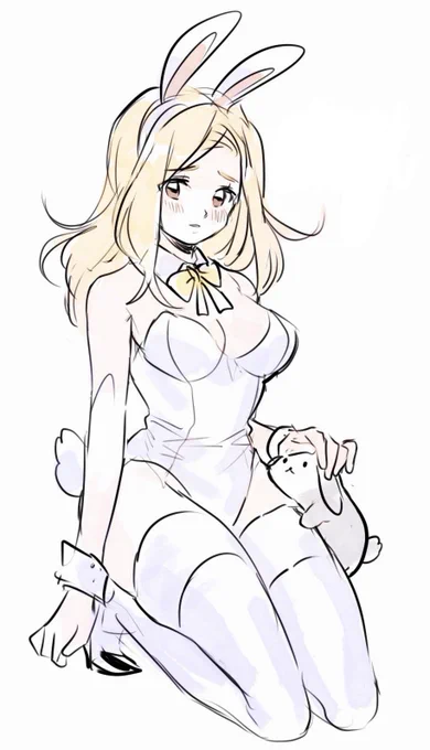 i will draw bunny girl ophi again for sure….but for now pls take this one from 2021 easter  