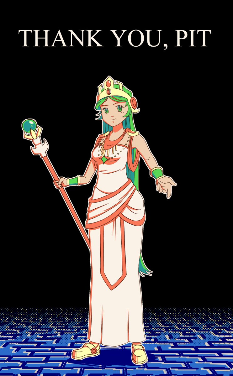 Potterzilla's tweet photo. Classic Palutena REDRAW
#Saturdraw

2023 vs 2019 https://t.co/6fQMoIK6ip