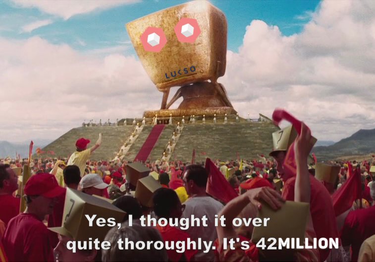 ethalorian's tweet photo. @lukso_io 🤣#LYXe -> #LYX https://t.co/FWa2rPDCRr