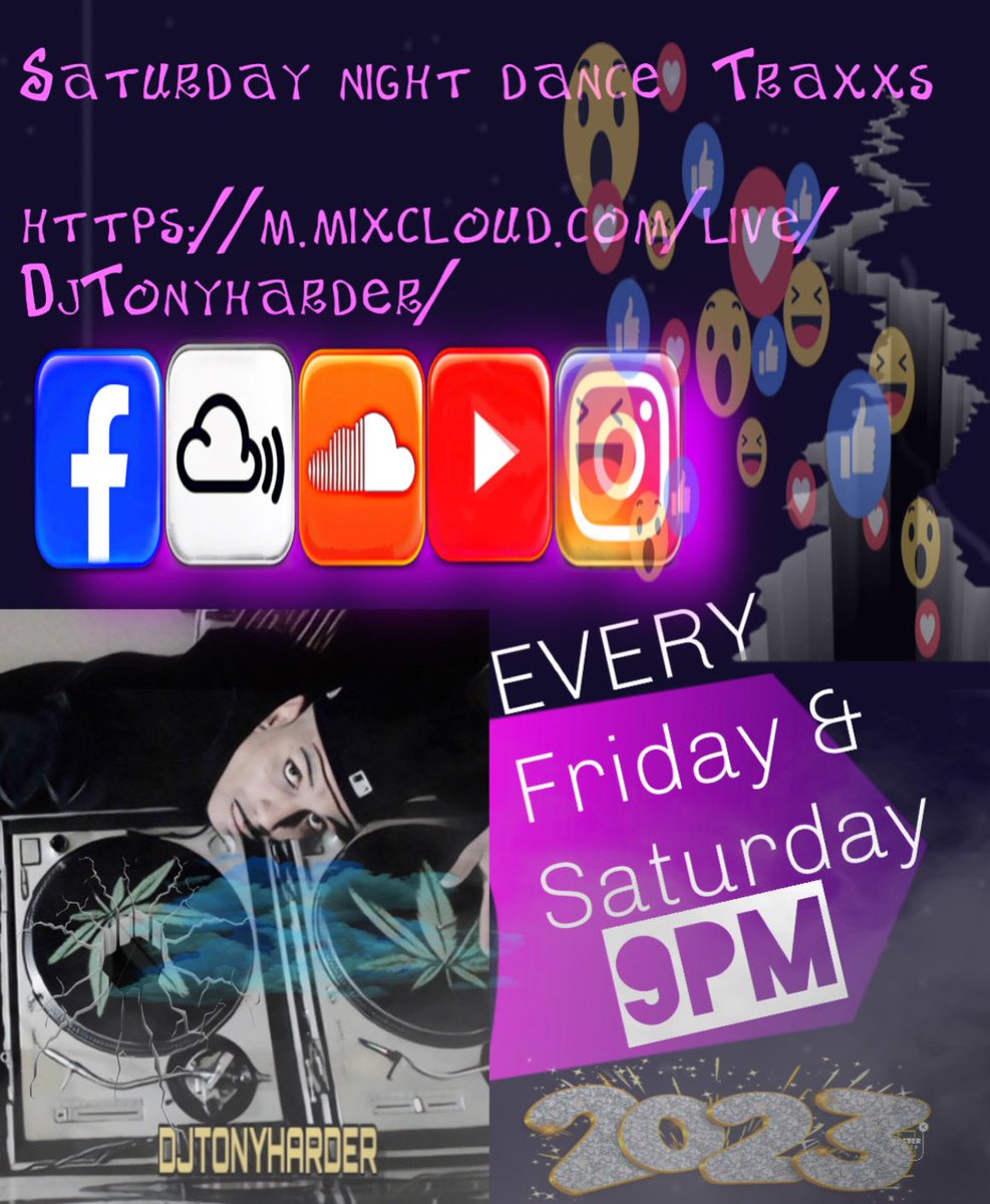 m.mixcloud.com/live/DjTonyhar…
#staytuned #mixcloud @bchpro @BCH4LIFE @bchworld2247 @bchdjs @bchpro @hustla_black @STACKUPVP @BTeam4life @DJTonyHarderSU @mixcloud @MixcloudFamilia @DJHenryLove @DJRatus @DJayB_DnB @OFFICIALDJJIGGA @Deejay_Vybz @mixcloudchaser #techno