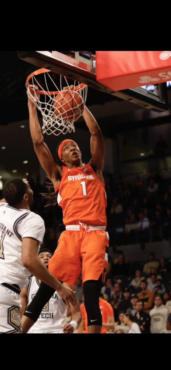 TLfoundation_'s tweet image. Maliq Brown 18pts for Syracuse and the win vs Georgia Tech!! #LoadedFam