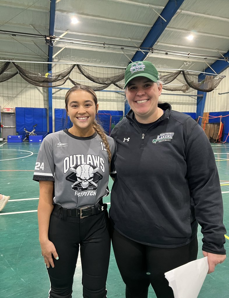 Thank you to <a href="/HurstSoftball/">Mercyhurst Softball</a> for hosting a great camp! I loved meeting the coaches and players and hope to be back soon!                                     <a href="/AcordOhio/">OhioOutlawsAcord</a>