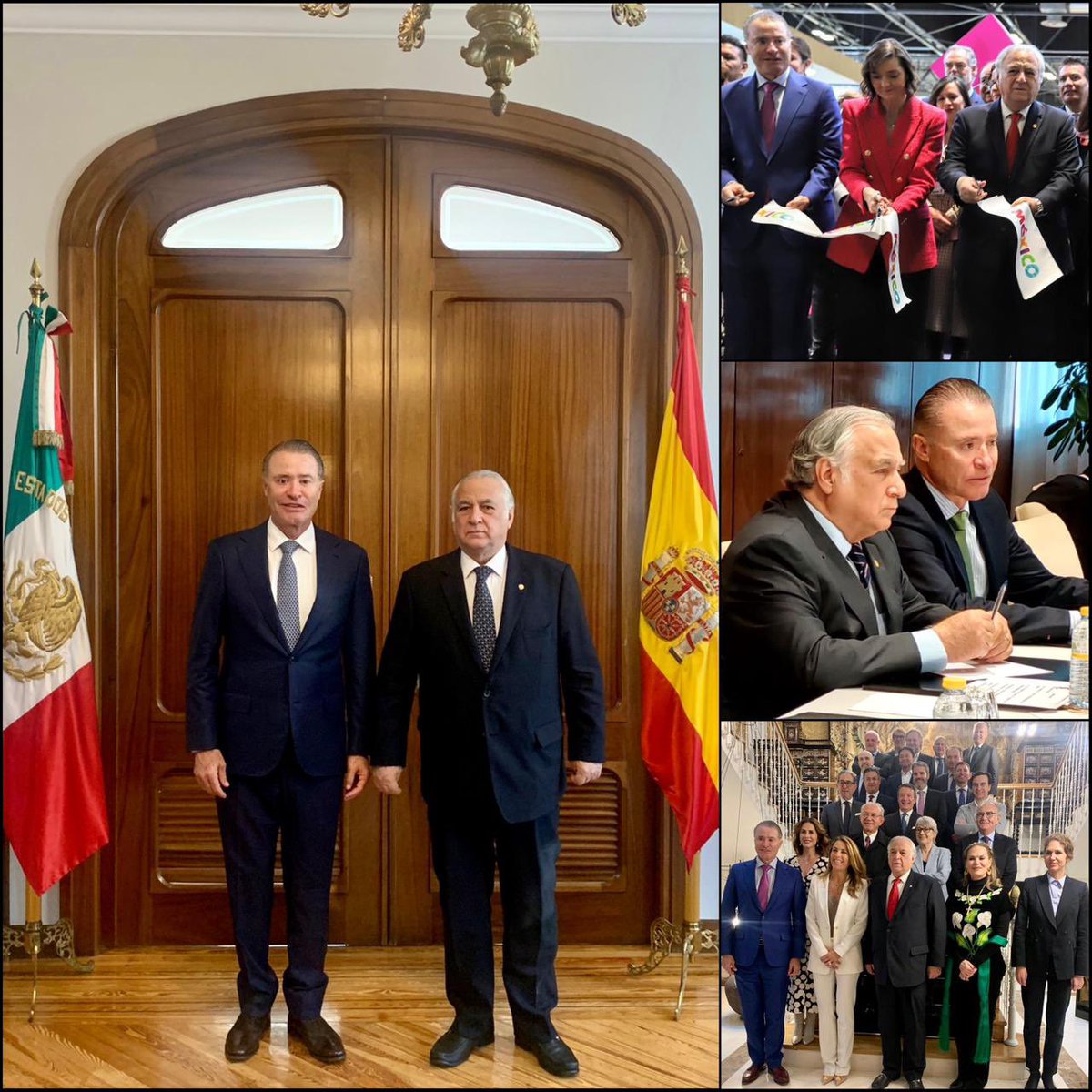 Agradezco al Embajador <a href="/QuirinoOC/">Quirino Ordaz Coppel.</a> su apoyo para el éxito de nuestro país en el marco la 43a edición de #FITUR2023, el foro turístico más importante de Hispanoamérica. El trabajo coordinado entre <a href="/SECTUR_mx/">SECTUR México</a> y <a href="/SRE_mx/">Relaciones Exteriores</a>, como lo ordenó <a href="/lopezobrador_/">Andrés Manuel</a> ha sido productivo. 🇲🇽🇪🇸