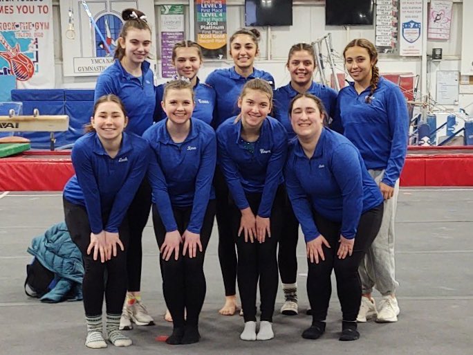 awgymnastics's tweet photo. We had great home meet today, taking 1st out of four teams!!!            Vault- Ilana 10, Kara 8, Anna 6, Leah 5, KK 4, Emily 1
Bars- Leah 9, Kenna 8, Emily 3
Beam- Leah 8, Anna 6, KK 3, Emily 2
Floor- Leah 7, Kara 6, Anna 5, KK 3
AA- Leah 6   
Next meet Saturday January28th https://t.co/MSK7JRR05g
