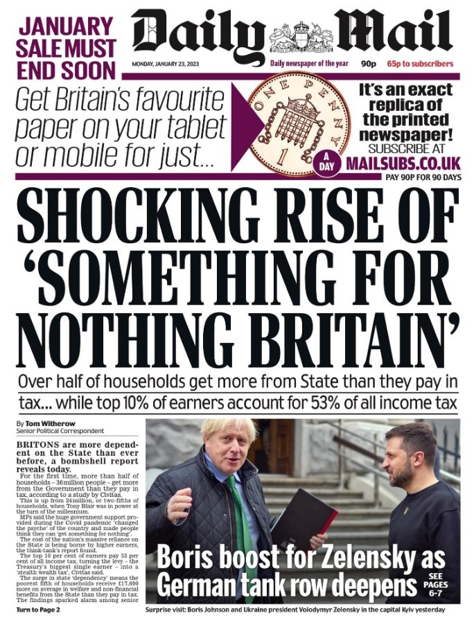 BladeoftheS's tweet photo. Reminder that the Daily Mail and its Billionaire owner Lord Rothermere a French Non-Dom pay £0 tax EVERY SINGLE YEAR. https://t.co/Tnbb0i3JPN