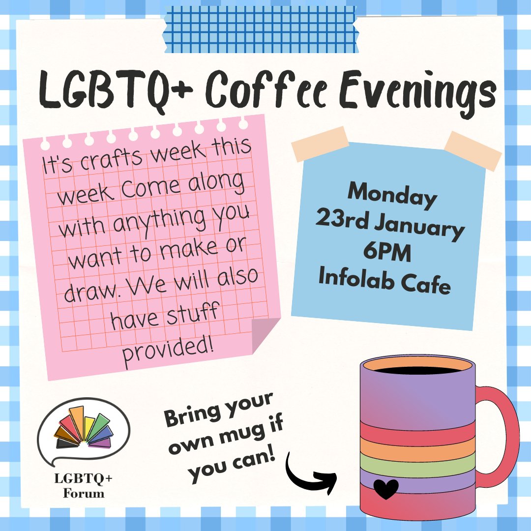 We're making and crafting this week for coffee!