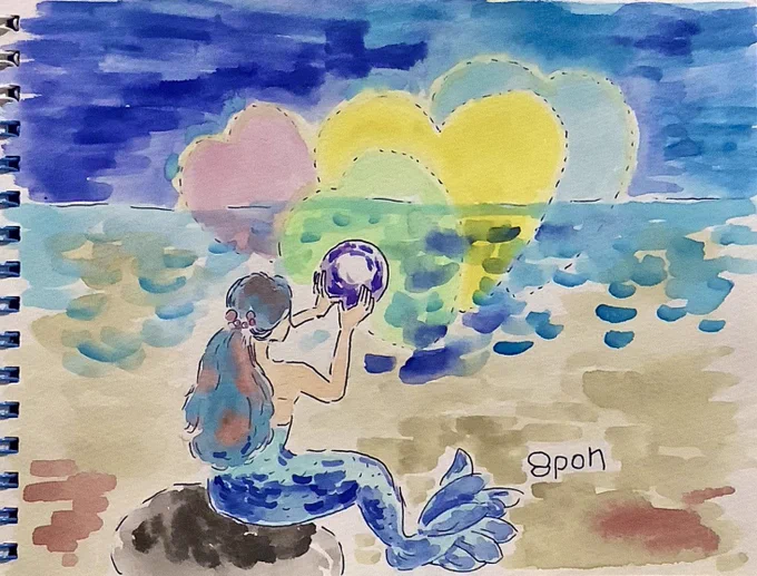 寒いーー#イラスト 
