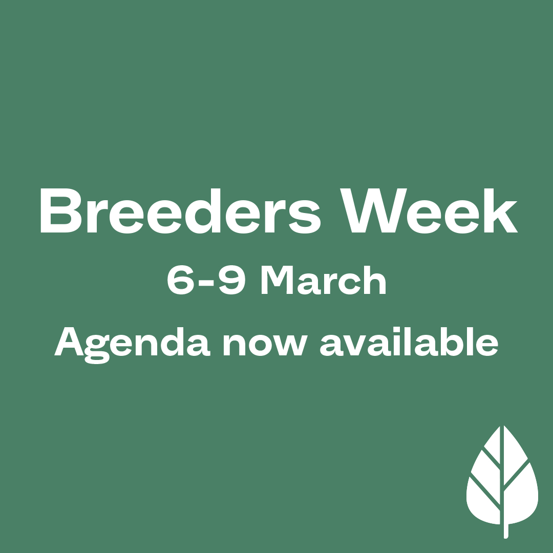 We’re excited! Breeders’ Week 2023 is just around the corner on 6-9 March in Adelaide. 
The agenda is now available – find it here. australiancropbreeders.com.au
 
#cropbreeding #plantscience #genetics #agronomy