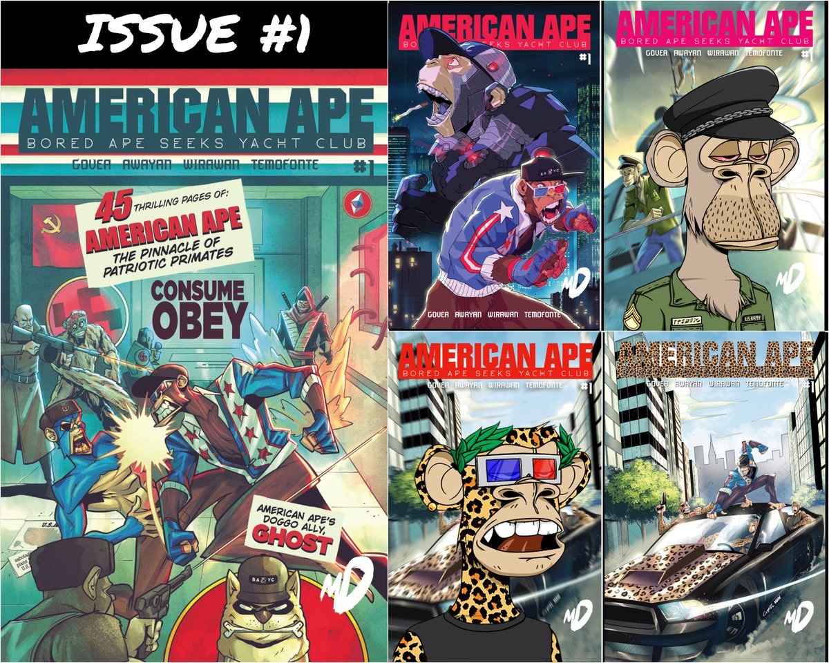 OrangeHerdNFTs's tweet photo. The @MythDivision family is second to none.

I am officially 1 cover shy of 3 full sets for the first 3 issues!

Thanks to the legend @pretlovedoteth for helping me close the gaps! Daily I am reminded that I'm in the right place. https://t.co/v7Lsab23lI