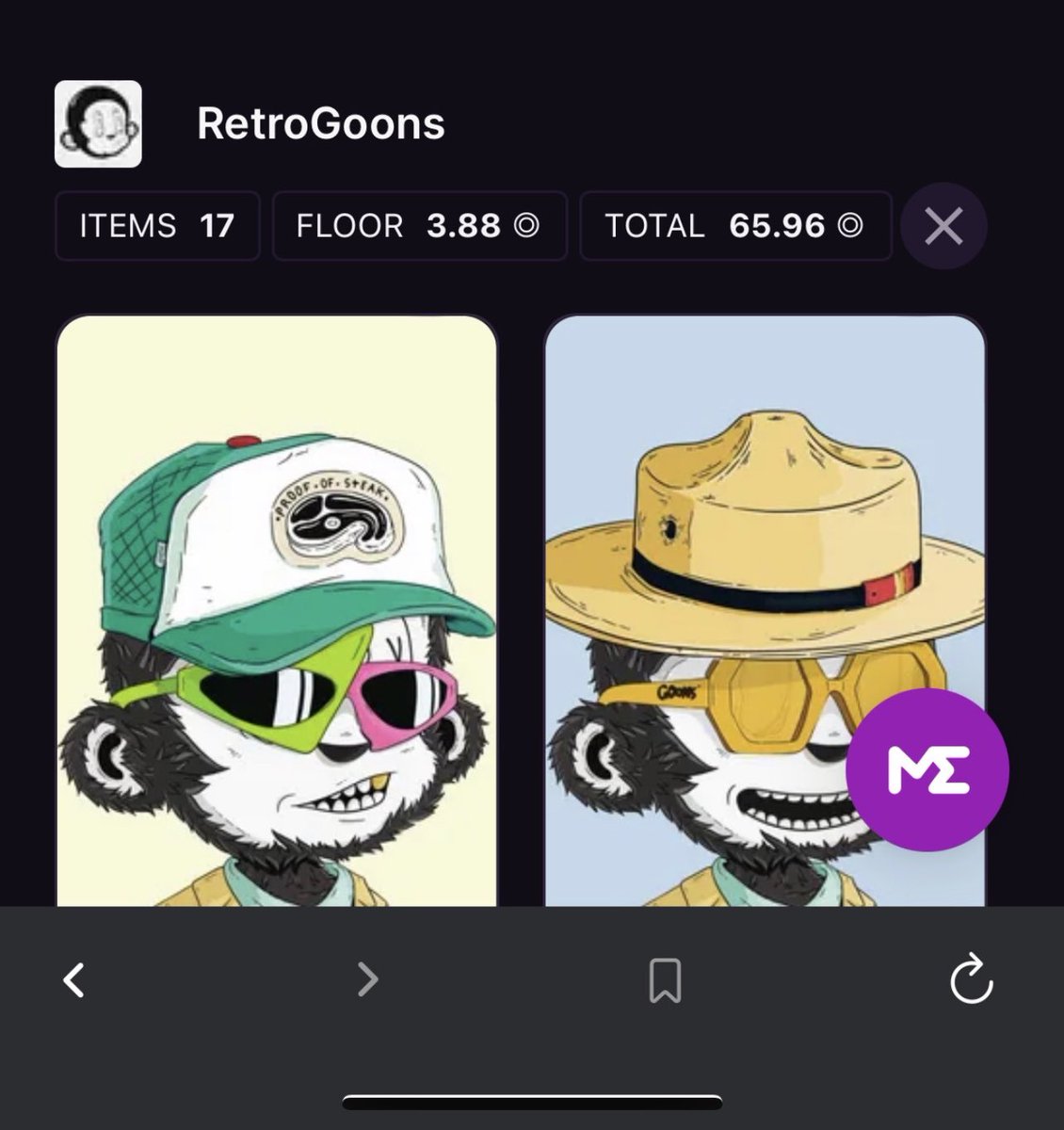 I remember <a href="/retrogoons/">tjay</a> first days. They created by <a href="/phygitals/">phygitals</a> 
Now I want to ape in again, but I don't know how much I should ?  Is your community solid enough that I would like to be among <a href="/retrogoons/">tjay</a> again or not?