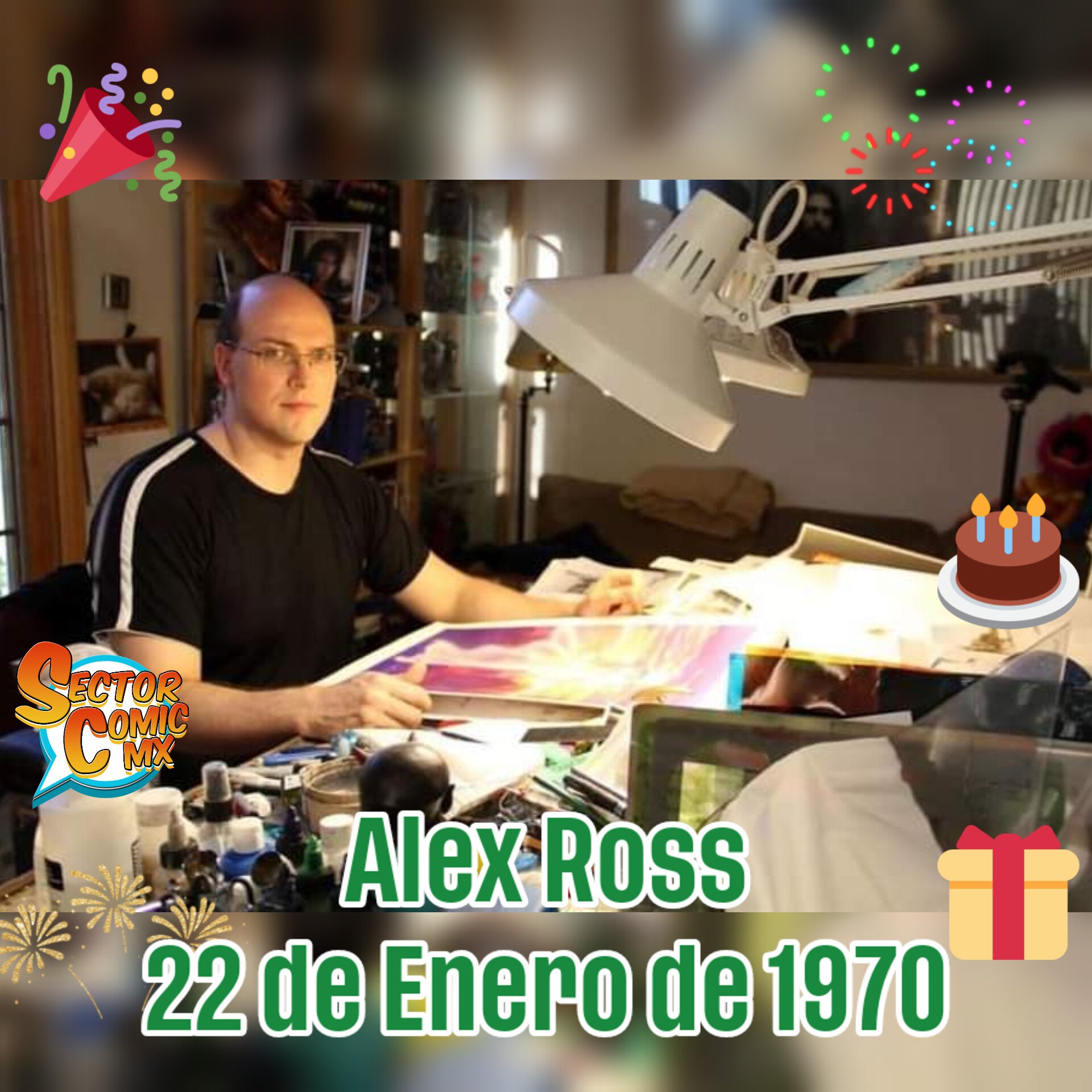 ¡Feliz Cumpleaños al gran Happy Birthday to the great Alex Ross! 