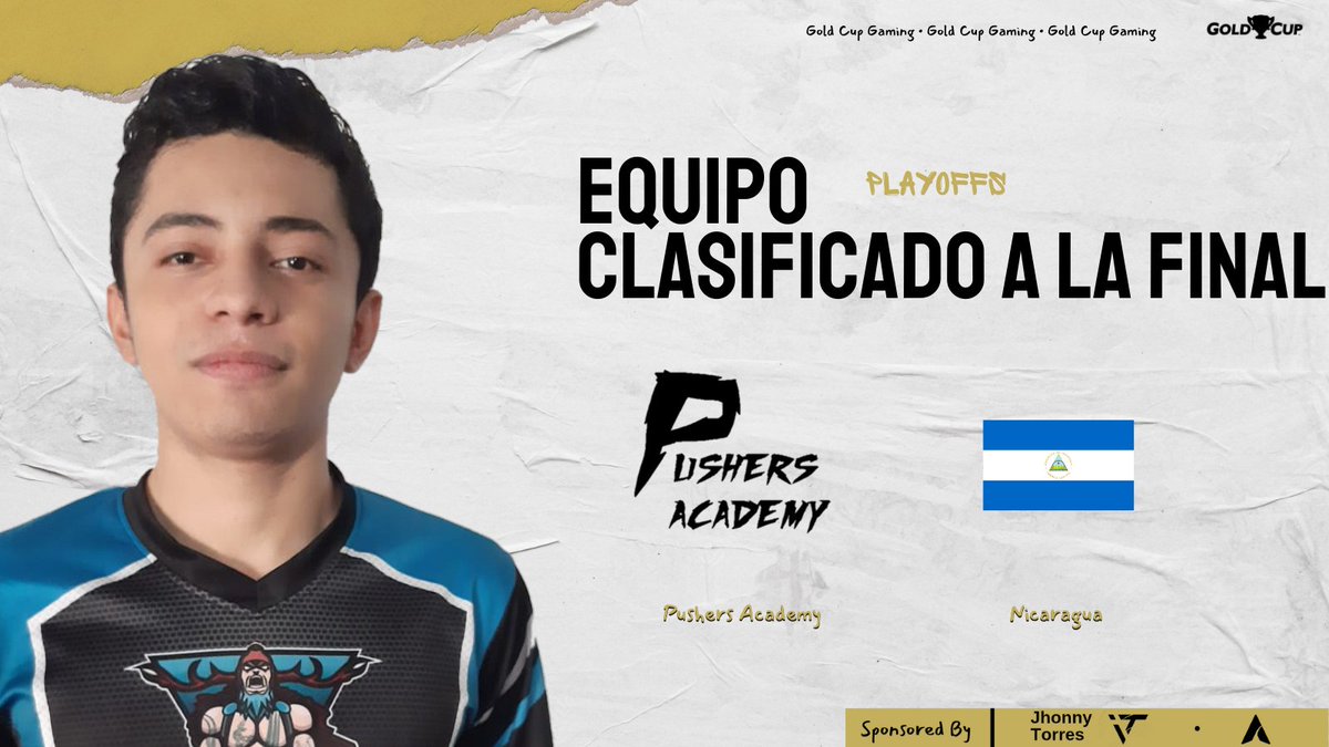 Gold Cup Gaming (@goldcupgg) on Twitter photo ⚔️ GRAN FINAL • #GoldCupEN
🤯 El segundo equipo que logró clasificar a la ronda Final
🇳🇮 | <a href="/Pushers_Academy/">Pushers Academy</a> ⚔️ GRAN FINAL • #GoldCupEN
🤯 El segundo equipo que logró clasificar a la ronda Final
🇳🇮 | <a href="/Pushers_Academy/">Pushers Academy</a>