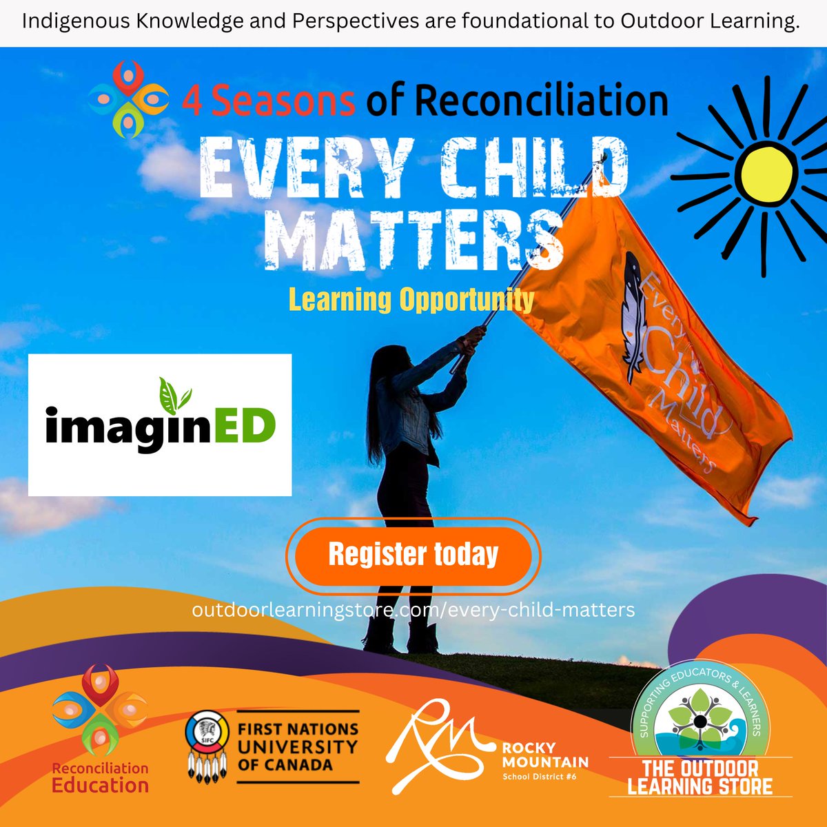 perfinker's tweet photo. Join me in this new &amp; unique learning opportunity! 
‘Every Child Matters: 4 Seasons of Reconciliation’ Indigenous Learning series
When: Feb 15 - June 15 2023
ONLINE
Take steps towards Truth &amp; Reconciliation:
https://t.co/QpALag04EH
 @Rec_Education, @FNUNIVCAN #imaginED https://t.co/scY9gXETuW
