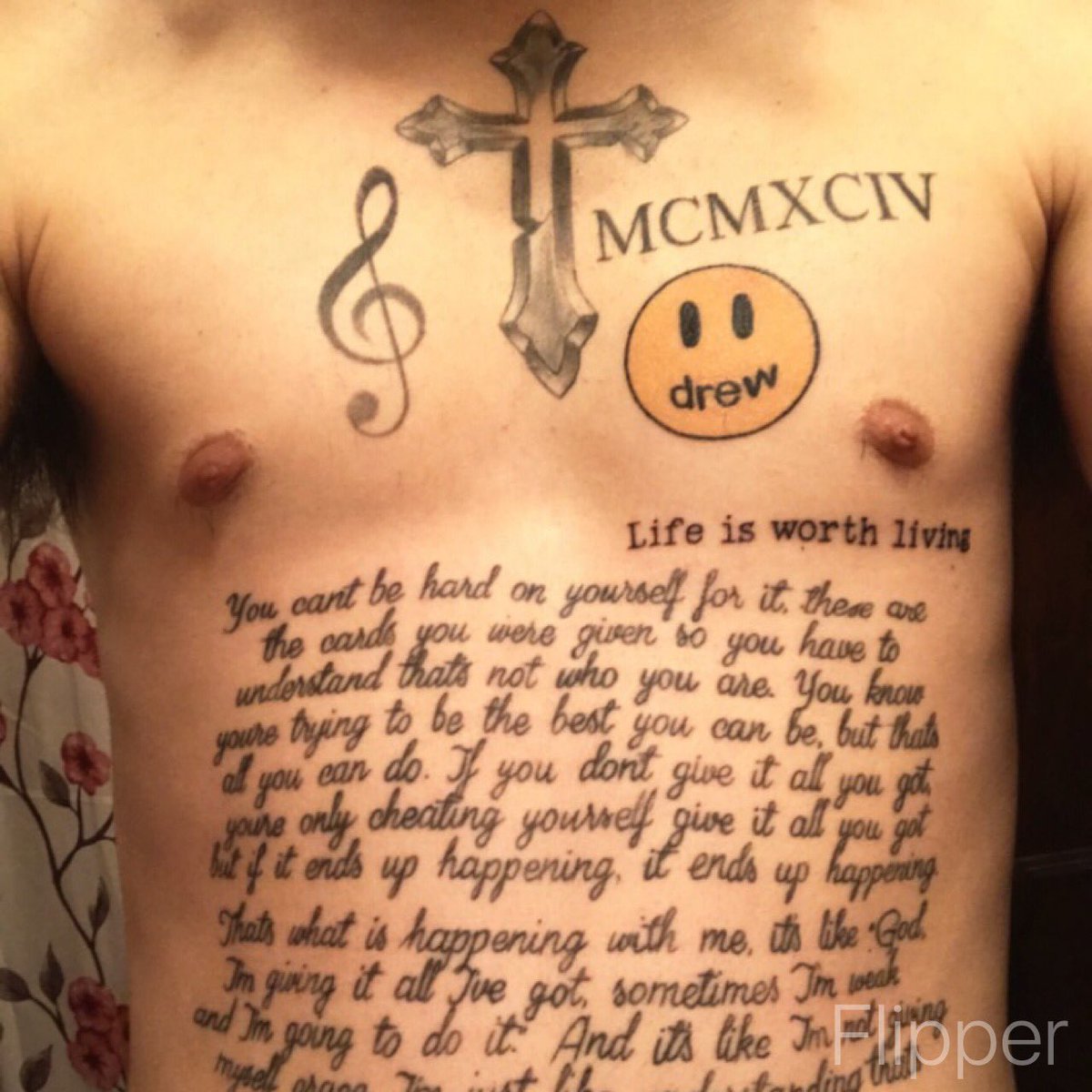 MyJDBIsHuman's tweet photo. my true idol you inspire me so much every single day all my tattoos represent you you are my idol I stan you 24/7 you are my guardian angel my brighter days thank you for inspiring me so much @justinbieber #JustinBieber #Belieber #Tattoos #TrueBelieber You are my hero my idol https://t.co/FZZGrnEItw