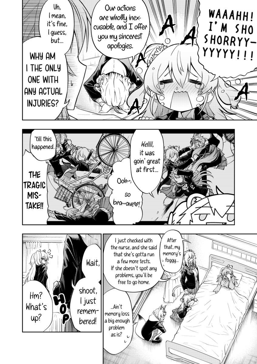 jiyou3san's tweet photo. @be10be10 英語に翻訳してみました！
I tried giving this an English translation!
Quality Check: @holokuso117 @CiabattaTL @TumblweedPretzl 

"A Self-Indulgent NePoLaBo Academia Tale ②" https://t.co/l518vGOfcQ