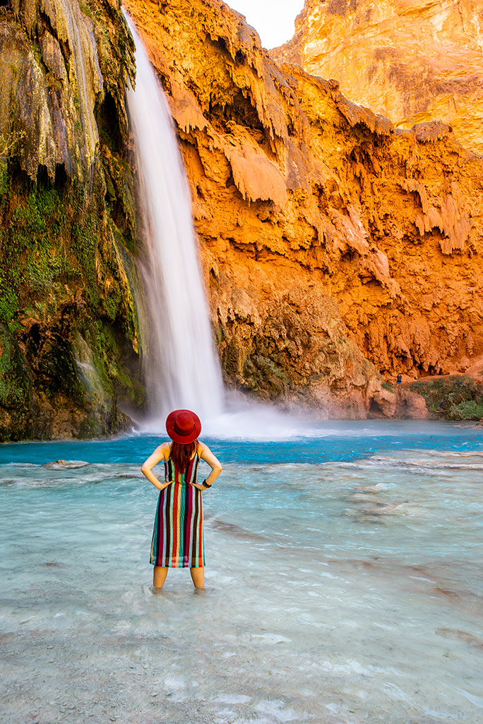 One of the most beautiful #waterfalls in the #USA. They are hidden at the bottom of the #GrandCanyon in #Arizona, at #Havasu #Creek. 10 miles one-way #hikingadventures! 

#HavasuFalls #landscapephotography #Hike