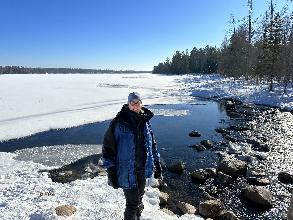 DianeRydrych's tweet photo. Today was the perfect day for a cross-country ski at the very first #MNStatePark, Itasca. The headwaters of the Mississippi were lovely under the brilliant blue sky. Minnesota is really the best, donโt let anyone tell you otherwise. @mndnr #crosscountry https://t.co/rQmHmhzXBp