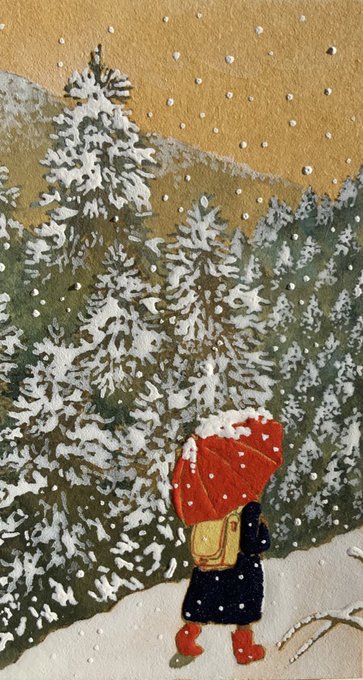 おはよう御座います平地は雨ですが、山の高いところは雪が 