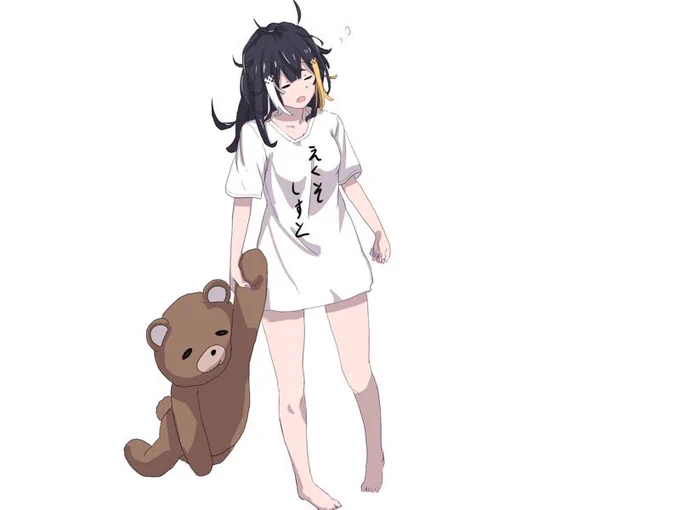 おふぁああ・・・ばいん〜𓈒𓏸ねぇ〜ねぐせなおして〜〜〜#おはようVtuber 
