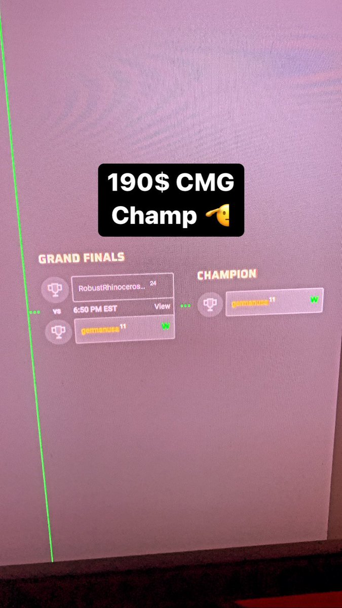190$ CMG Champs 🤝