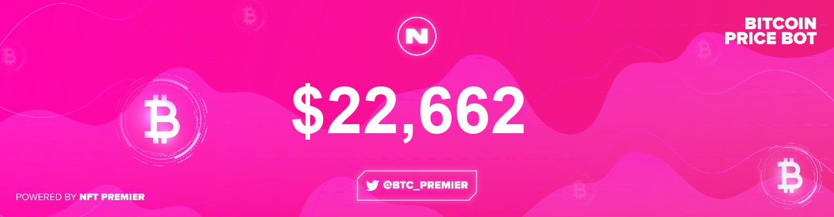 btc_premier's tweet photo. #Bitcoin Price: $22,662📈 https://t.co/CsLRCIwVyR