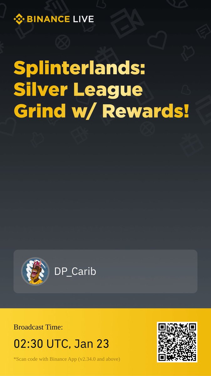 Scan this code with the #Binance mobile app for quick access 👇🏽