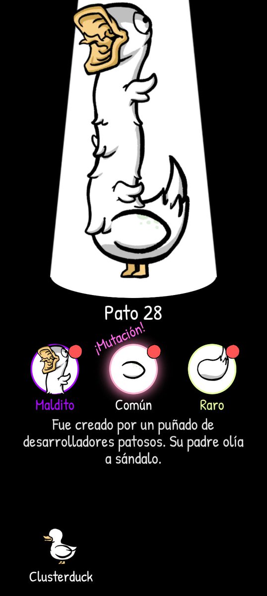 Impostor333's tweet photo. Mira mi pato, ¡es sensacional! #clusterduck https://t.co/Cq1VJNBkp1 https://t.co/dQTA5R7igB