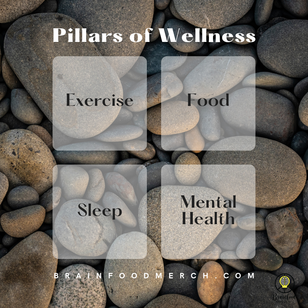 BrainFoodMerch's tweet image. Have a look at these 4 Pillars of Wellness!! 
Exercise 🤸‍♂️
Food 🥘
Sleep🛌
Mental Health 🧠

Follow @brainfoodmerch for more inspirations.

Do check out our Shop. Link in Bio.

#believe #selflove #motivational #motivation #motivationalquotes #quotes #inspiration
