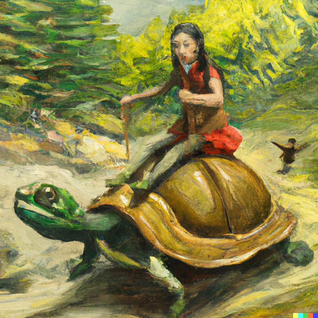 DearTurtles's tweet image. DALL·E 2  A dalle style oil painting of A girl riding a turtle on forest. 
.
.
.
#saveturtles #turtlesanctuary #turtlestyle #boxturtles #cuteturtles #greenturtles #turtlesurvival #Binance #turtleslovers #turtleshirts #Priyanka #CryptoNews #ActionFigure