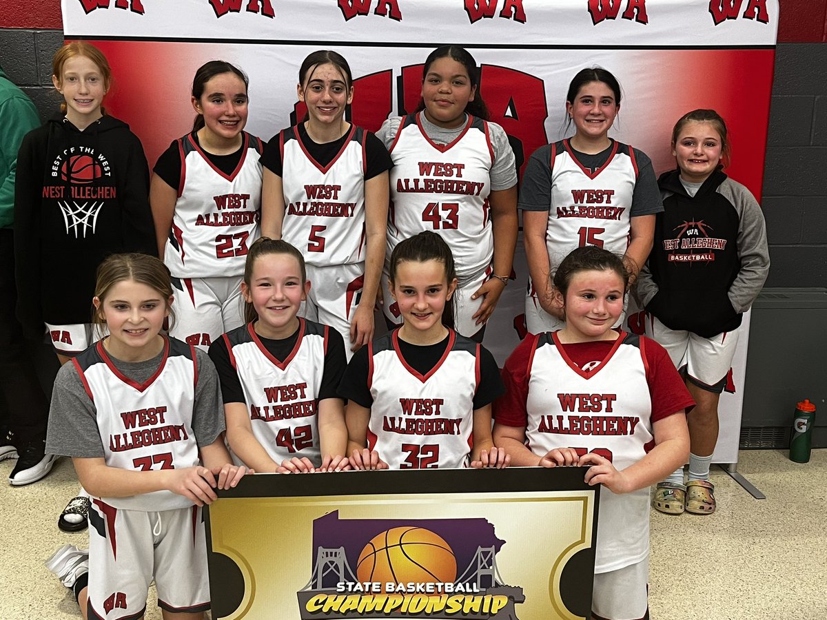 WA 5th grade girls also qualified for States with their 2nd place finish in the 5B bracket ! @seeyouatstate #bestofthewest