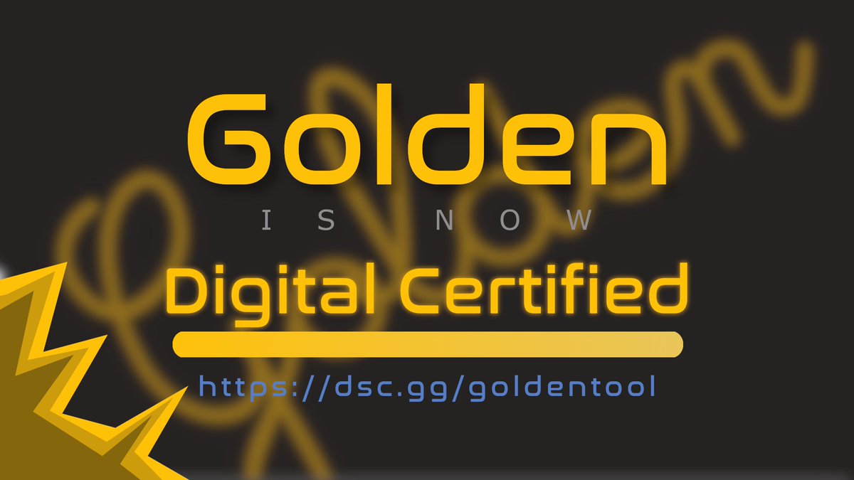 goldenanticheat's tweet image. Golden now has a verified digital signature, which greatly reduces the number of false flags that antivirus can give to our tool.

We keep updating Golden constantly, you can see changes in our Discord: discord.gg/7Pug5CFJJb