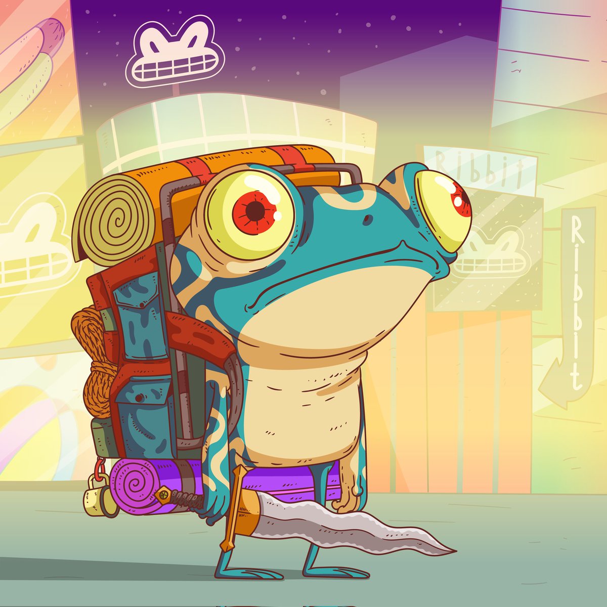 markiviloryeah's tweet photo. Some warrior ๐ธ @frogscollective just entered the discord today! You TADPOLES probably surprised with this one ๐ธ๐ก๏ธ.
LORE COMPETITION still on going discord! Traveler or a Swordsman? Both? #RIBBIT ๐ธ #VIFPass #CNFTProject #CNFTGiveaways https://t.co/Vmlw4iVqBU