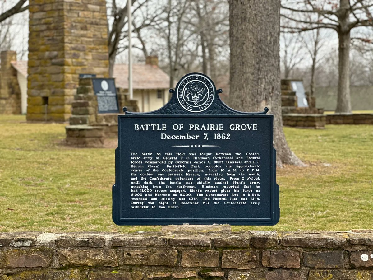 Travel_Butlers's tweet photo. Our #SundayFunday consisted of hitting up Prairie Grove Battlefield State Park!

@artourism 
@ARStatePark 
@ArkieTravels 

—

#PrairieGroveBattlefieldStatePark #Arkansas #TheNaturalState #ArkansasStateParks #ARStateParks #52ARStateParksChallenge #ArkieTravels https://t.co/F7NEWudAeV