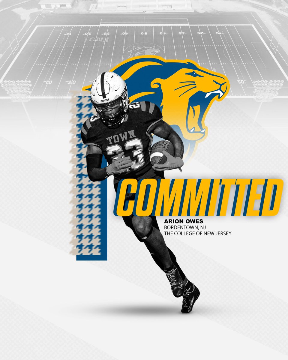 Extremely Proud to Announce my Academic and Athletic Commitment to TCNJ! Can’t wait to get out there and dominate 💯 <a href="/CoachCGoff/">𝐂𝐚𝐬𝐞𝐲 𝐆𝐨𝐟𝐟</a> <a href="/CJendryaszek/">Coach Jendryaszek</a> <a href="/Coach_Mershman/">Coach Aaron Mershman</a> <a href="/Coach_E_Edwards/">Edwyn Edwards</a> <a href="/TCNJfootball/">TCNJ Football</a>