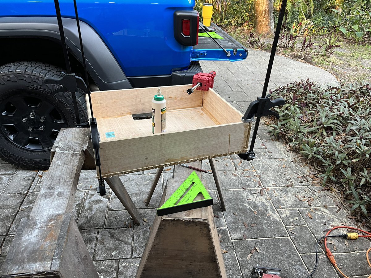 Building a base for the new potty