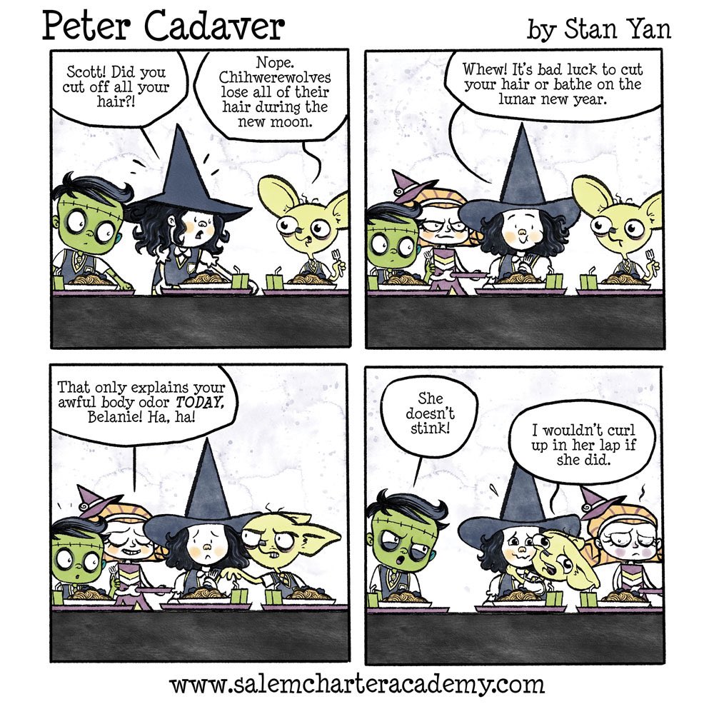 SundayHahaComix's tweet image. Have you ever seen a chihwerewolf? Now you have! (It’s Scott!) 🌕

🎨: @zombicatures 

We’ve moved to Substack! Please check your spam folder if today’s issue didn’t make it to your inbox. 📫

Thanks for your patience during this transition!