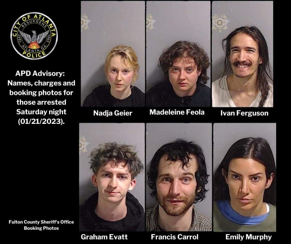 EndWokeness's tweet image. Not a single Antifa rioter arrested in Atlanta last night is from Atlanta 

5 out of 6 are from out of state
