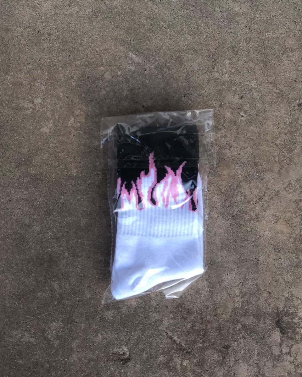 Diceresources's tweet image. Dice Flame socks - Pair 
60% polyester / 40% cotton
 • one size fits all