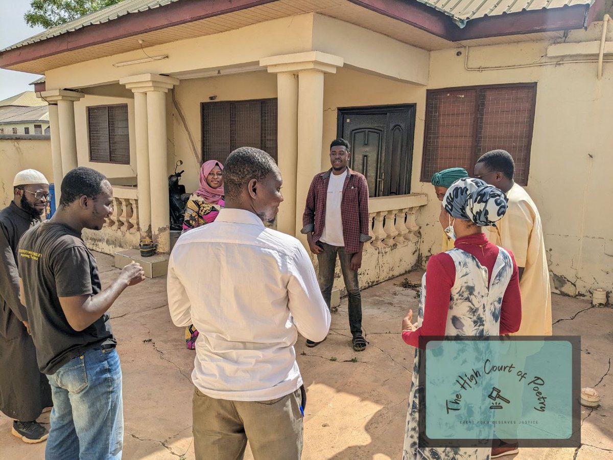 poetryhighcourt's tweet photo. Away from the #reading it was fun-packed literary activities yesterday @ @SanatuZambang 

#THCOP #MonthlyBookReading

PC: Alisco Films
#thehighcourtofpoetry #readaday #readwithgenius #poetry #poem #poetic #monthlybookreading #poetryreading #BookReading #highcourtofpoetry https://t.co/gGIaA9Cjky