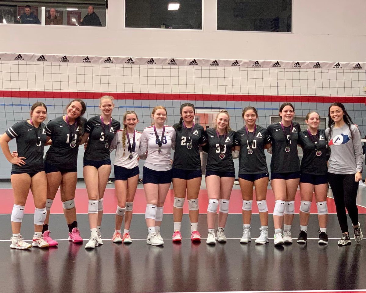 AlphaPerformVB's tweet image. We had another great weekend in Louisville! Here are some of the highlights from Union Classic: 
A.42 won the bronze bracket
A.53 won the bronze bracket
A.43 won the copper bracket
Great job to all of our teams! We’re so excited for the rest of the season! #jvasponsorclub