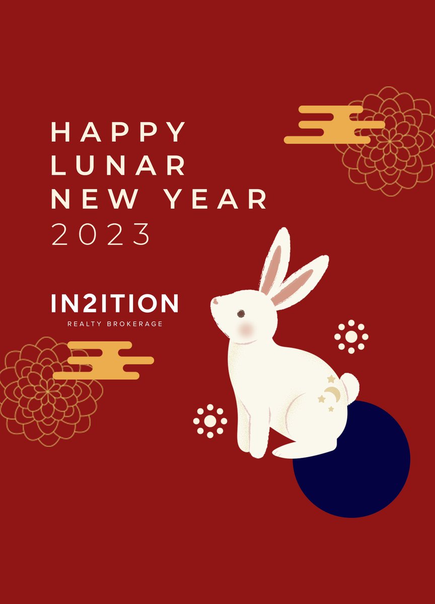 The lunar new year is here! We wish upon you all a year full of colour, love and happiness. May it be a prosperous year, with good health and memories, let the year of the rabbit begin! 🐇 #In2itionRealty #LunarNewYear #YearOfTheRabbit