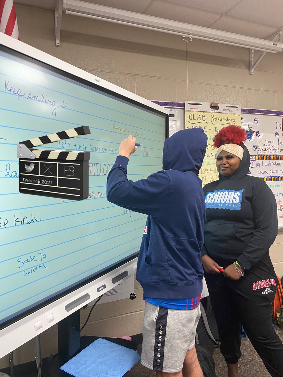 RPHS_OLAB's tweet photo. #PositiveVibes and #FridayFun in #OLAB with the new #SMART #InteractiveBoards! ๐Sometimes a small break is what we all need! ๐ปโจ https://t.co/83ridXb2GY