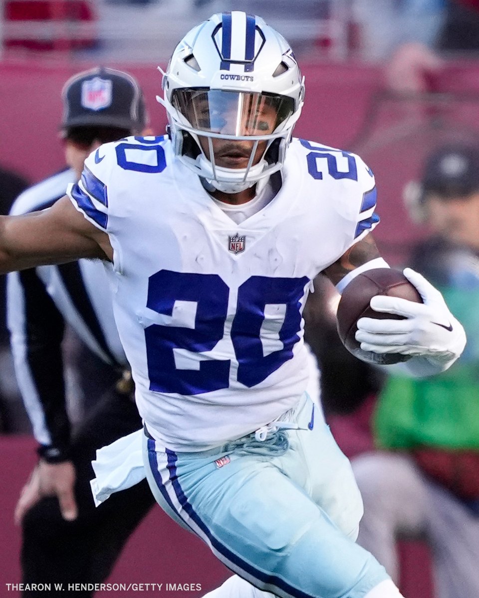 espn's tweet photo. Cowboys RB Tony Pollard has been ruled out for the rest of the game with a left ankle injury. https://t.co/T8TDA9i58L