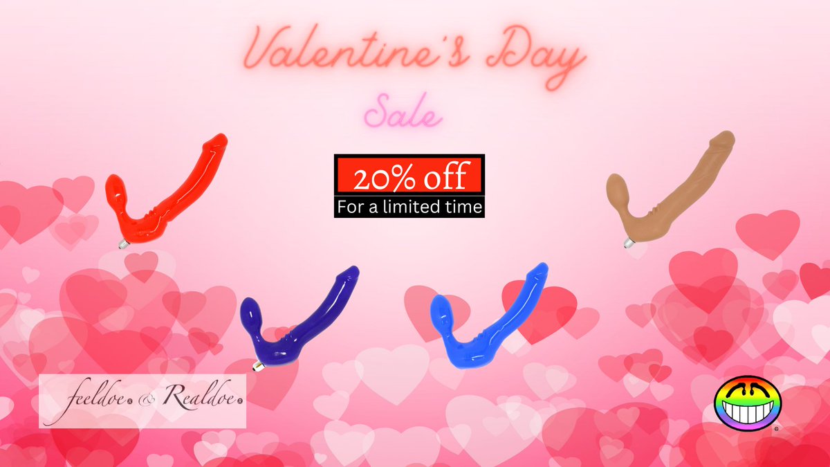 EroFeelReal's tweet image. Show your love with the original #straplessstrapon

For him, for her, for them. 😍🔥🎉❤️

The fun starts when Feeldoe and Realdoe arrives.

Limited time Valentine's Day sale!

#feeldoe #realdoe #adulttoys #strapon #lgbt