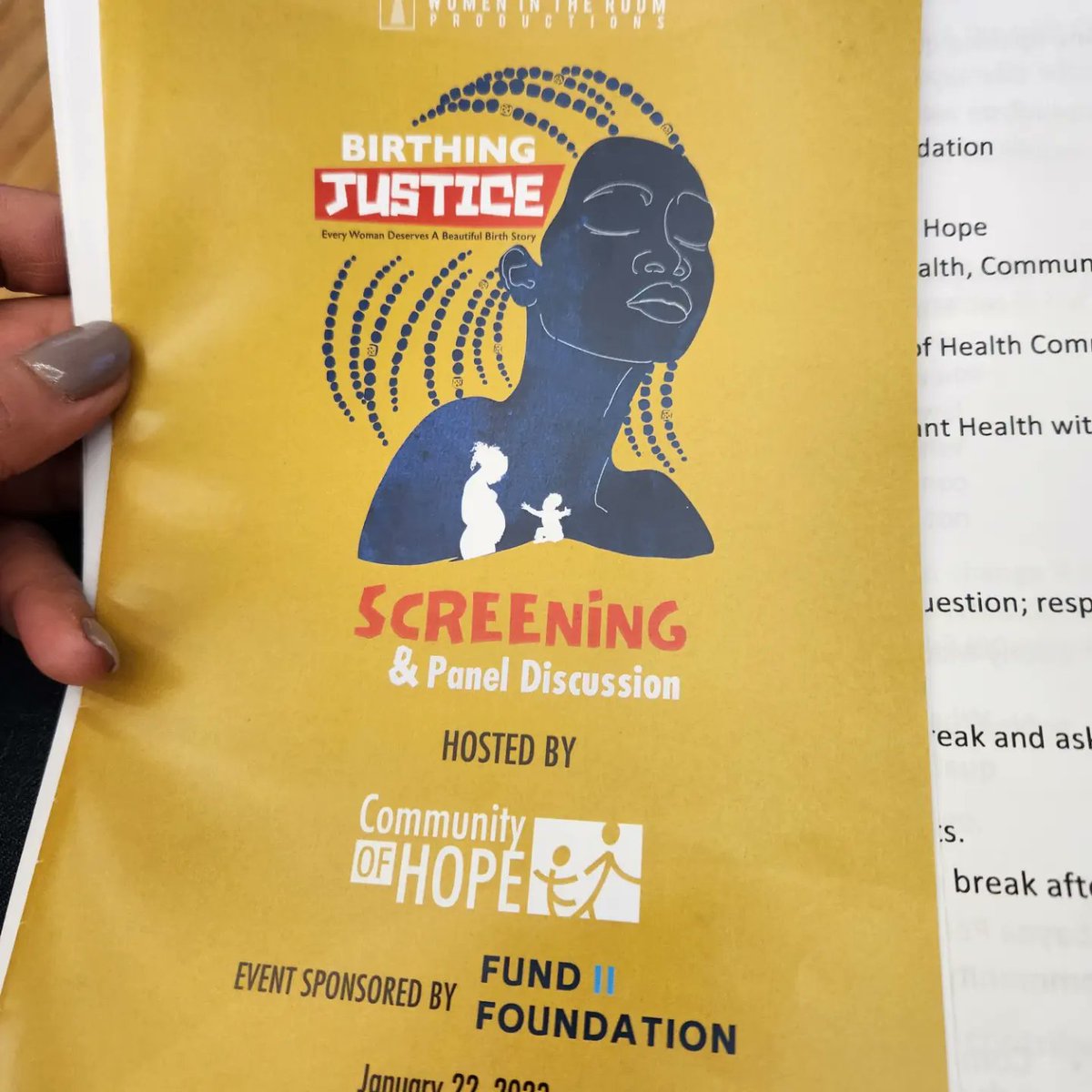 jasminebihm's tweet photo. Spent Sunday screening the important film @birth_justice, participating as an invited speaker. 90% of pregnacy-related deaths in DC are of black women. We are making strides, but must continue to improve black maternal health in DC &amp; the US. @birth_justice #maternalhealth https://t.co/6xGBUROU17